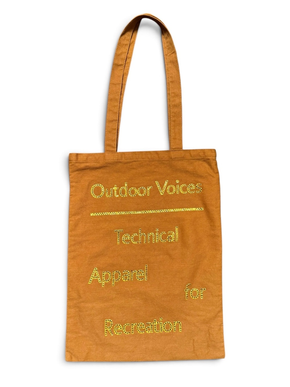 Outdoor Voices OV Bedazzled Canvas Tote Bag - San Diego CA